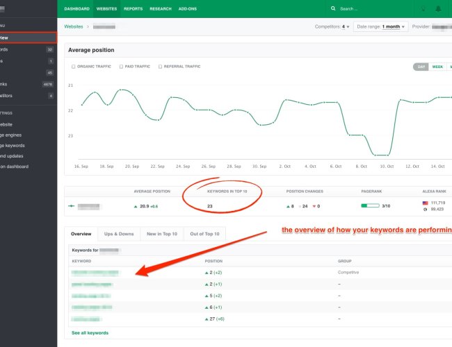 How Keywords Are Performing