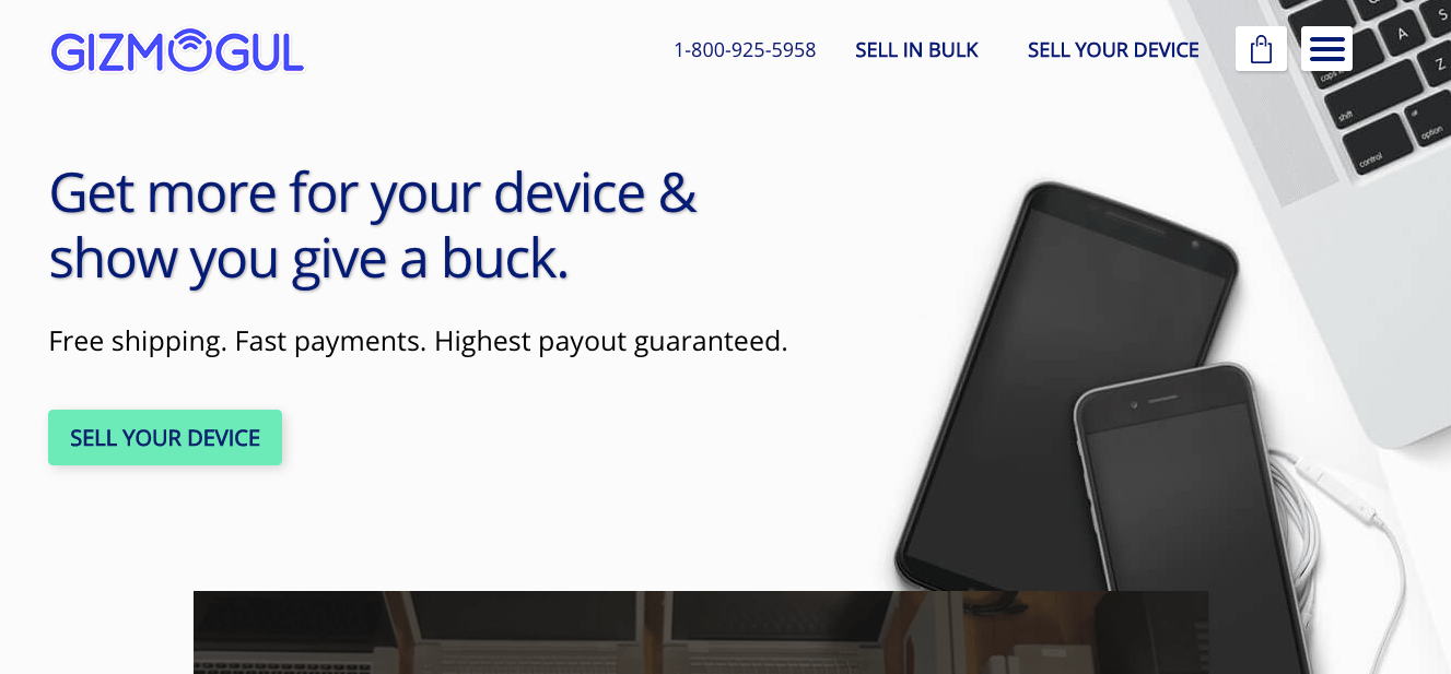 Gizmogul sell used devices
